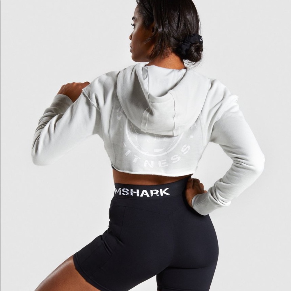 Gym shark ultra crop hoodie